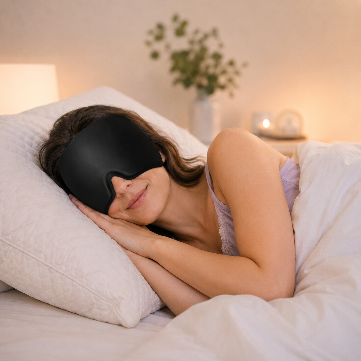 Masque de nuit rafraîchissant  — Sommeil frais et réparateur Ellune