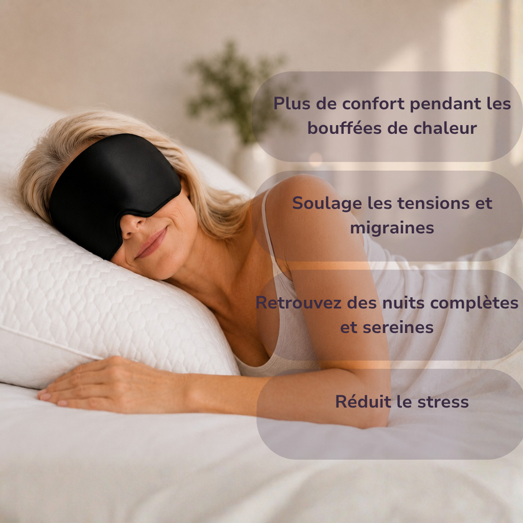 Masque de nuit rafraîchissant  — Sommeil frais et réparateur Ellune