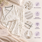 Pyjama rafraîchissant en fibre de bambou
