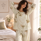 Pyjama rafraîchissant en fibre de bambou